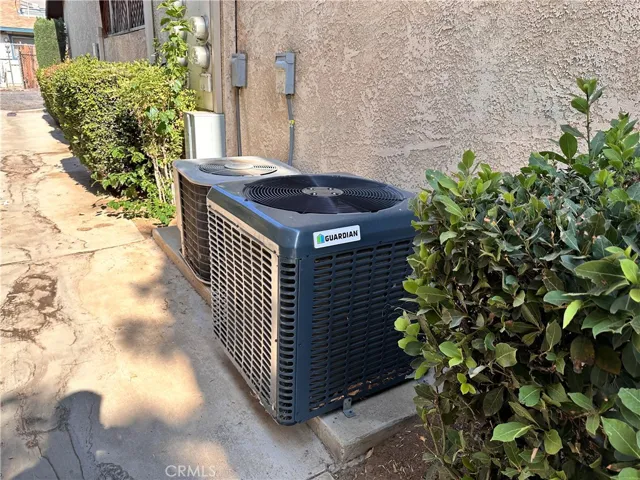 Central A/C Units in the Walkway