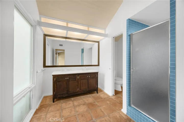 Primary Bath Vanity #1 with shower access