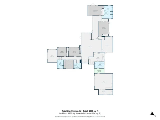2 wings of bedrooms are perfect for large or multigenerational families