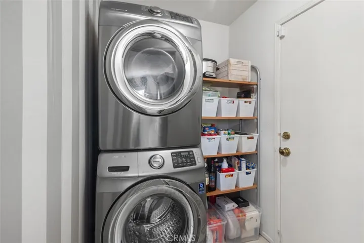laundry on main floor off the kitchen