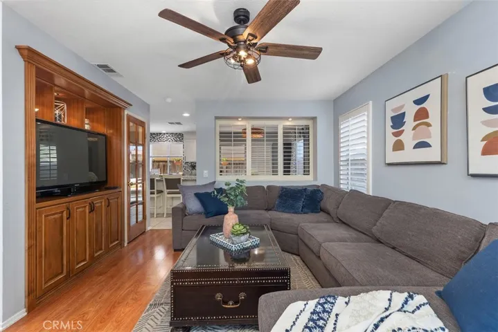 built in entertainment area