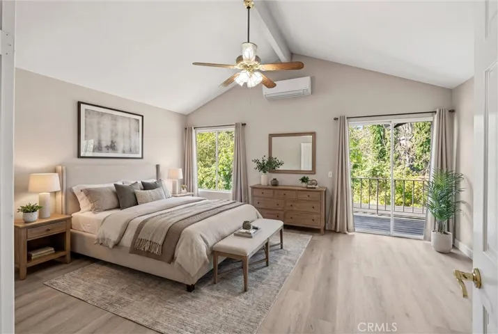 Virtual staged primary suite