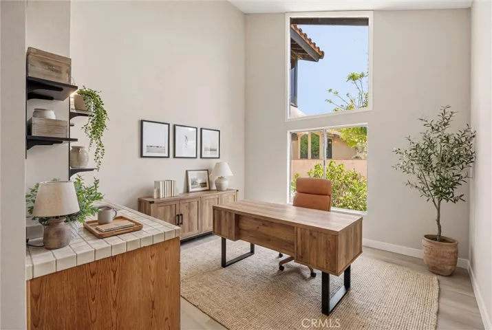 Virtual staged office