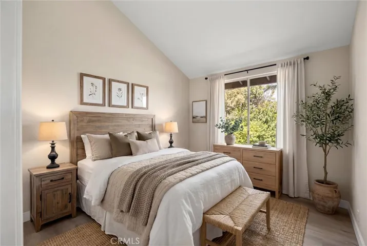 Virtual staged bedroom