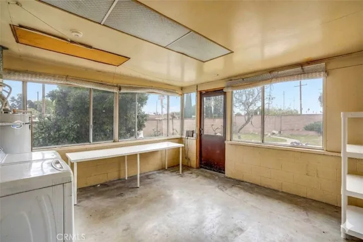 Enclosed patio