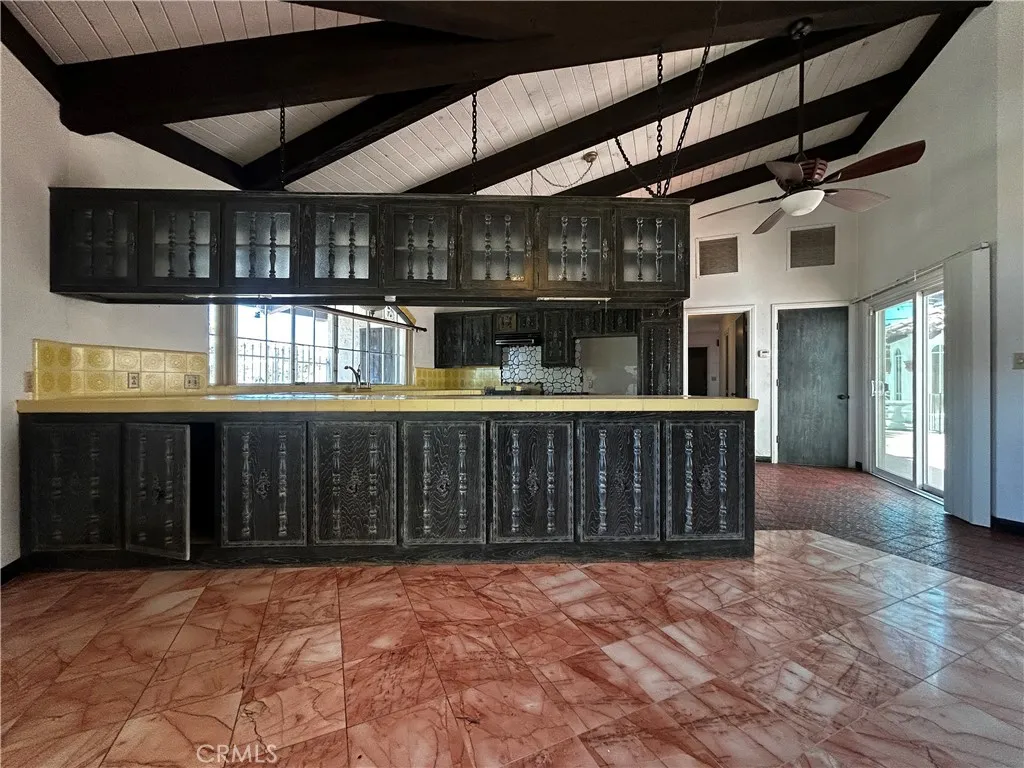 Dining area facing kitchen