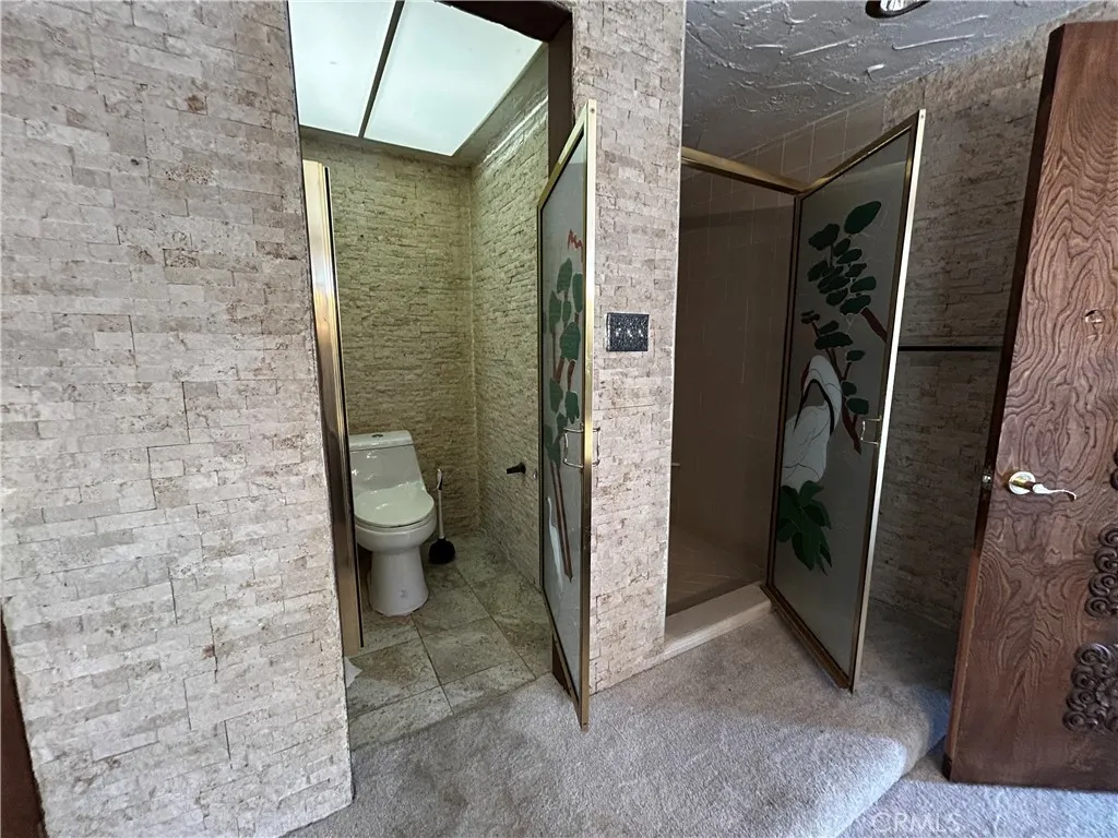 Main bedroom bath with sauna