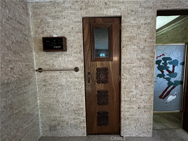 Main bedroom bath with sauna
