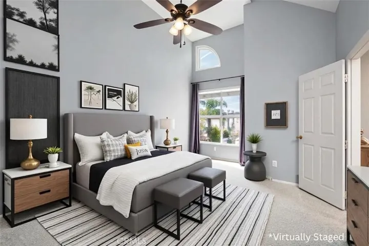Virtually Staged Bedroom