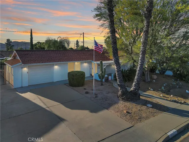 Twilight front of house