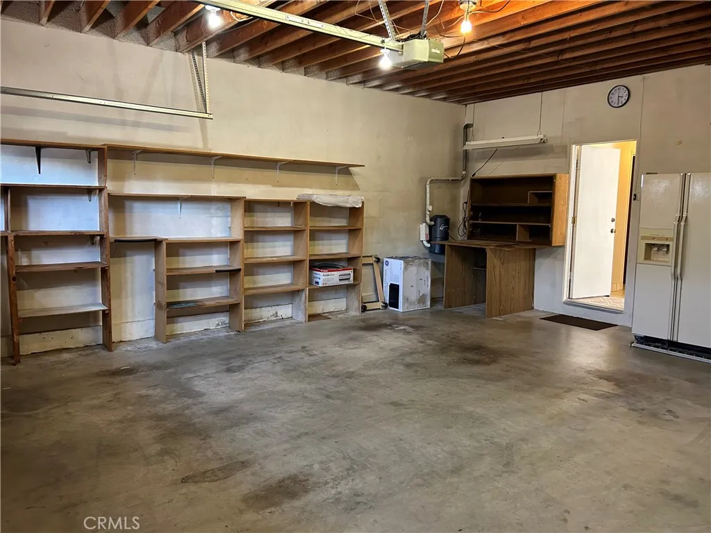 Garage with EV plug