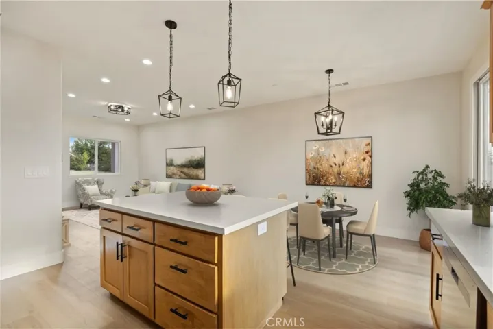 Furniture virtual staged to show possible placement.