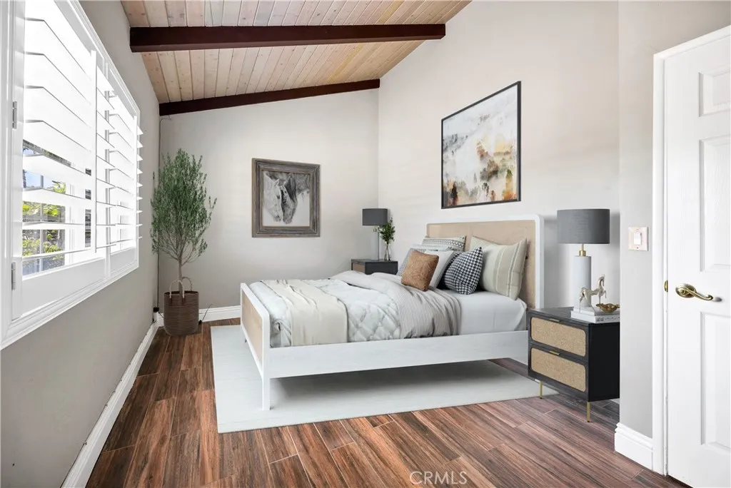 Virtually Staged Bedroom