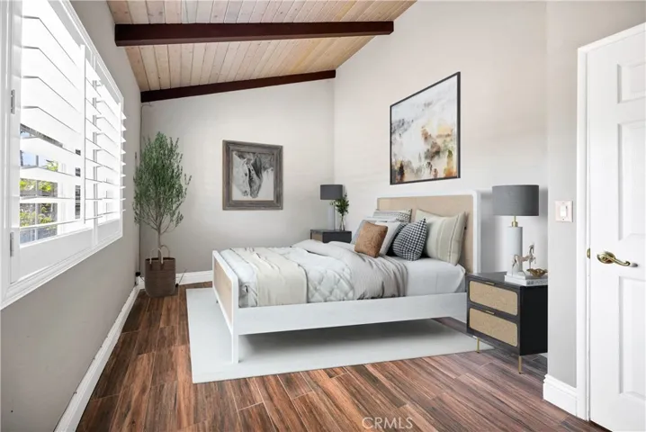 Virtually Staged Bedroom