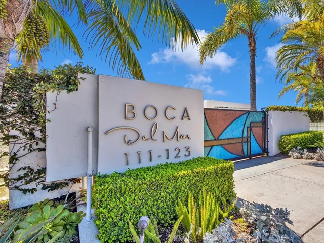 Private entry within the gated Boca Del Mar enclave.