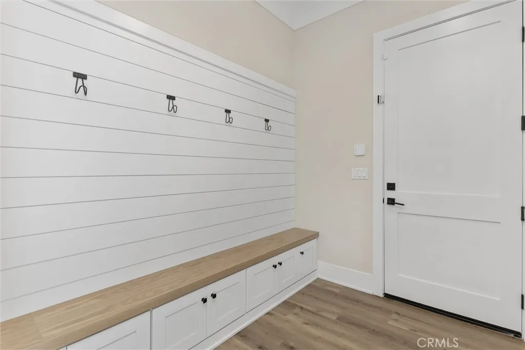 Mudroom just off of garage