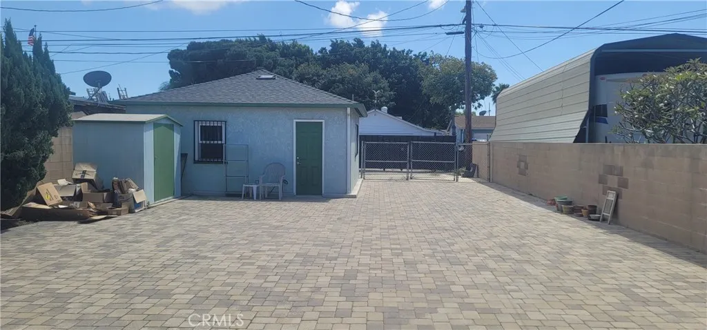 Facing South in the back yard - Great for Parties or lots of parking