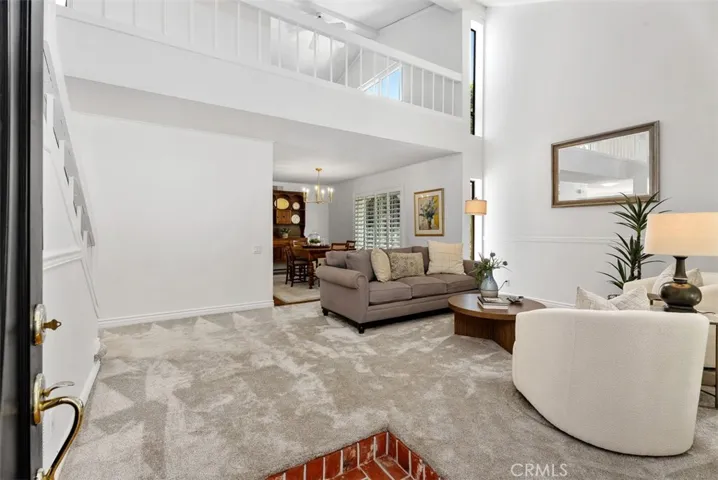 Soaring ceilings and an open-air-feel-a bright, inviting space designed for comfortable living.