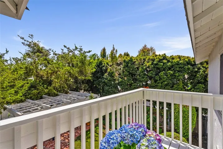Your secret morning spot! Enjoy garden views and birdsong from your private bedroom balcony.