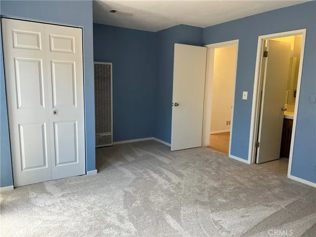 New carpet in the primary bedroom