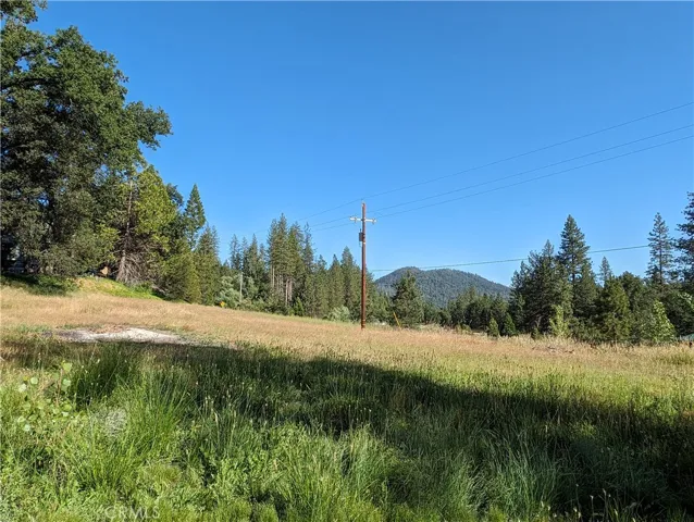 Flat, bulidable parcel at Bass Lake, California