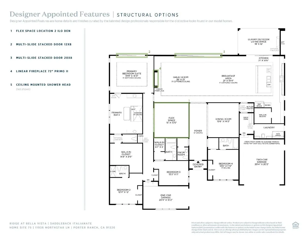 Structural Options: Saddleback Italianate - Ridge Collection at Bella Vista - Photo of artist rendering -  Not actual home for sale - Home is still under construction