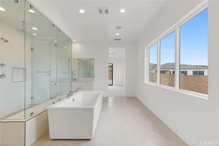 Primary Bathroom: Saddleback Italianate - Ridge Collection at Bella Vista - Photo of another Saddleback -  Not actual home for sale - Home is still under construction - Estimated delivery of September 2026