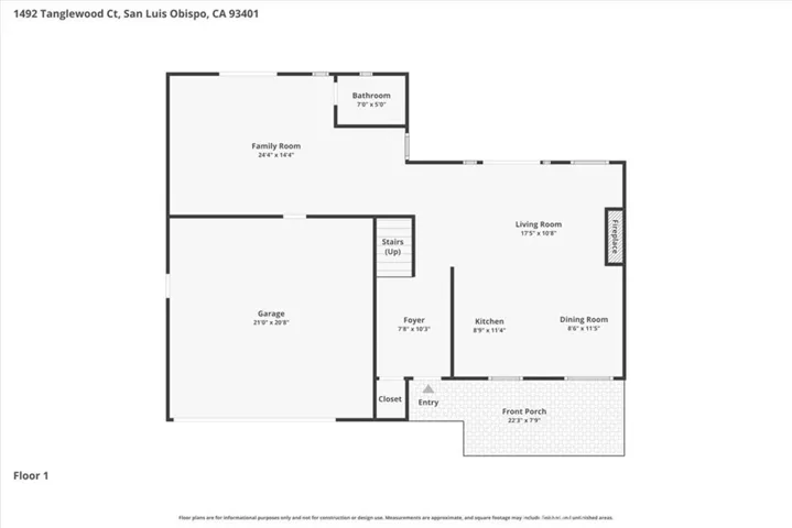1492 Tanglewood Court, San Luis Obispo, California 93401