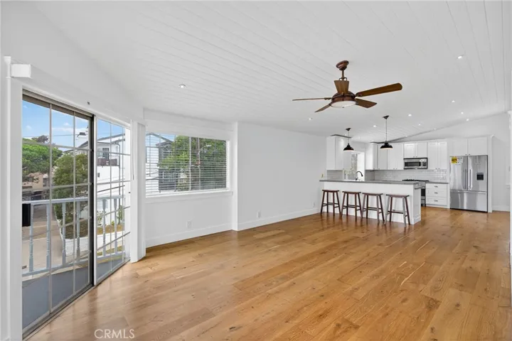 Rear Residence - Living Room + Dining Area