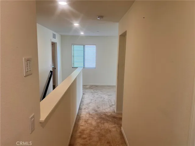 Upstairs hall from loft