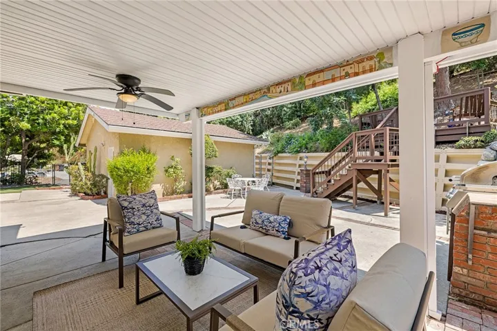 Patio and deck