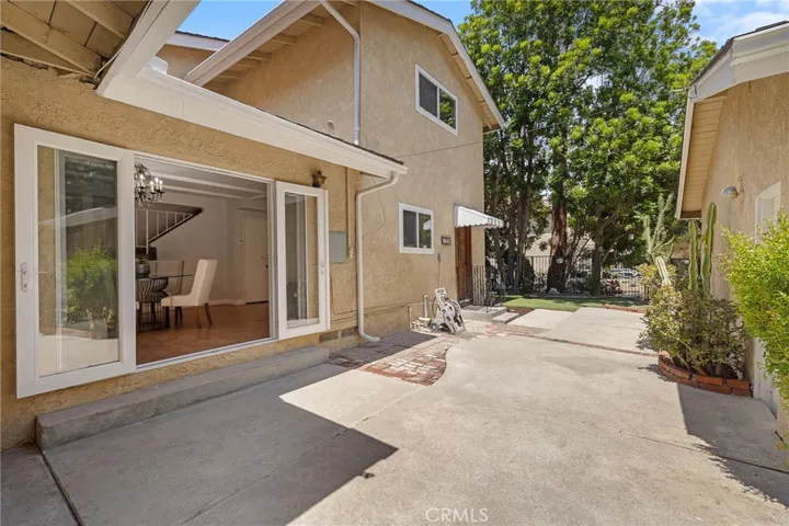 Patio with dining room access