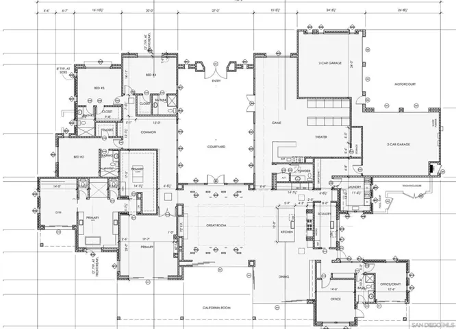 Main house floor plan