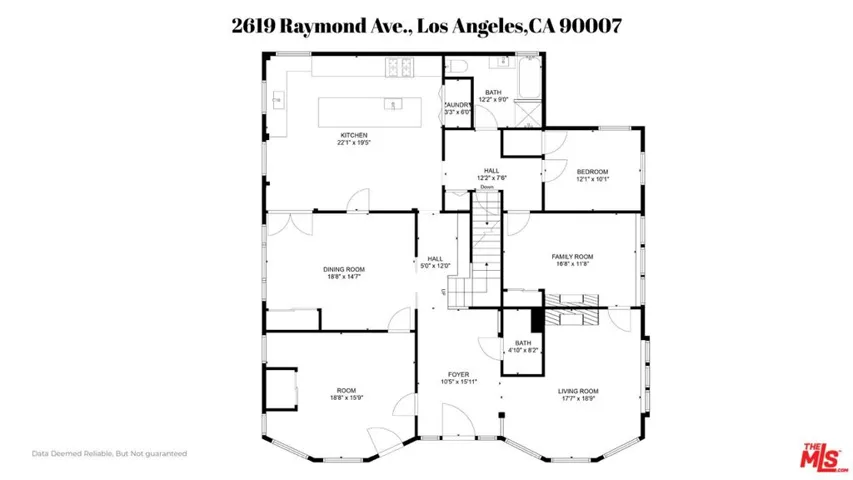 Floor Plan of Vacant First Flo