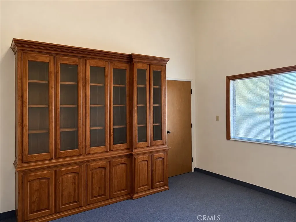 There is a large room downstairs