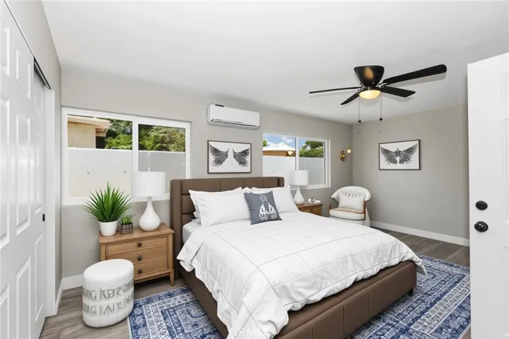 ADU room virtually staged