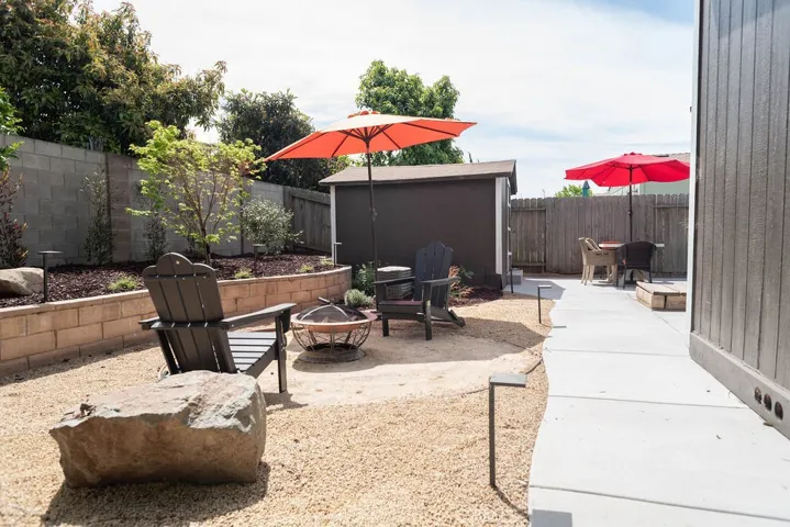 Back Yard Patio Area
