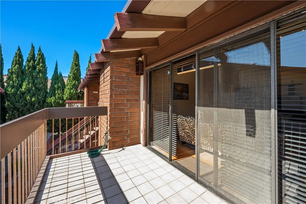 Exclusive-use balcony.
