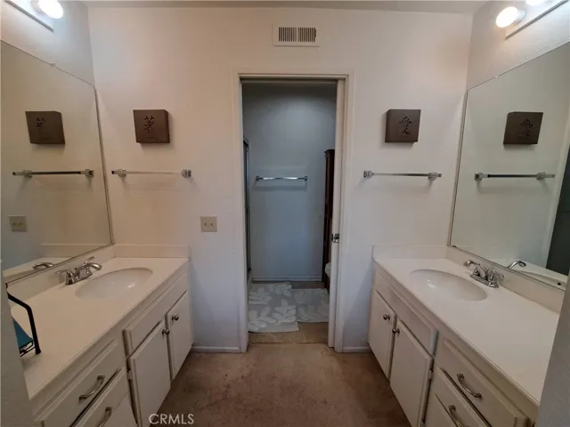 DOUBLE SINKS IN PRIMARY BATHROOM