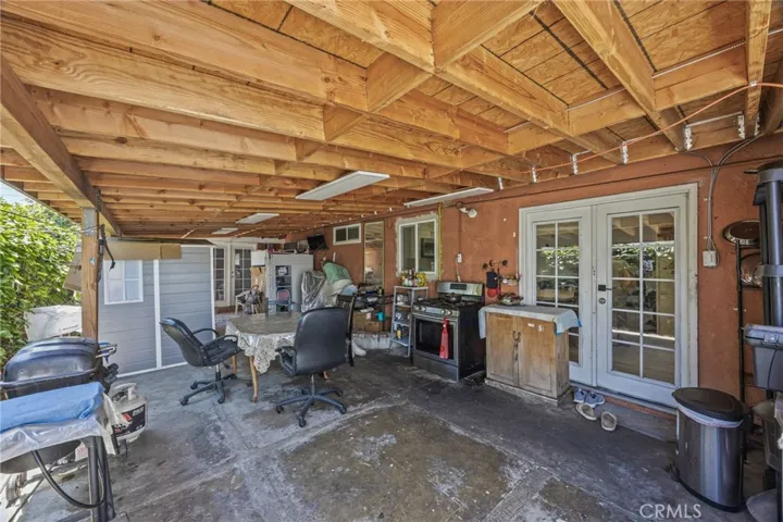 Covered patio