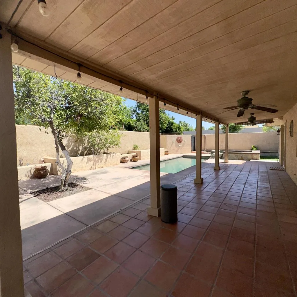 Rear Covered Patio
