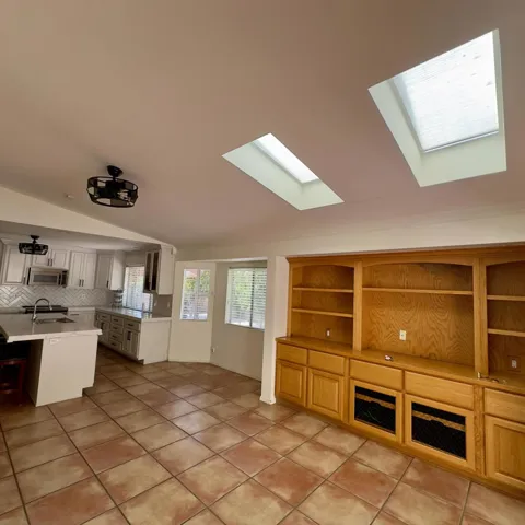 Great Room with built in hutch.