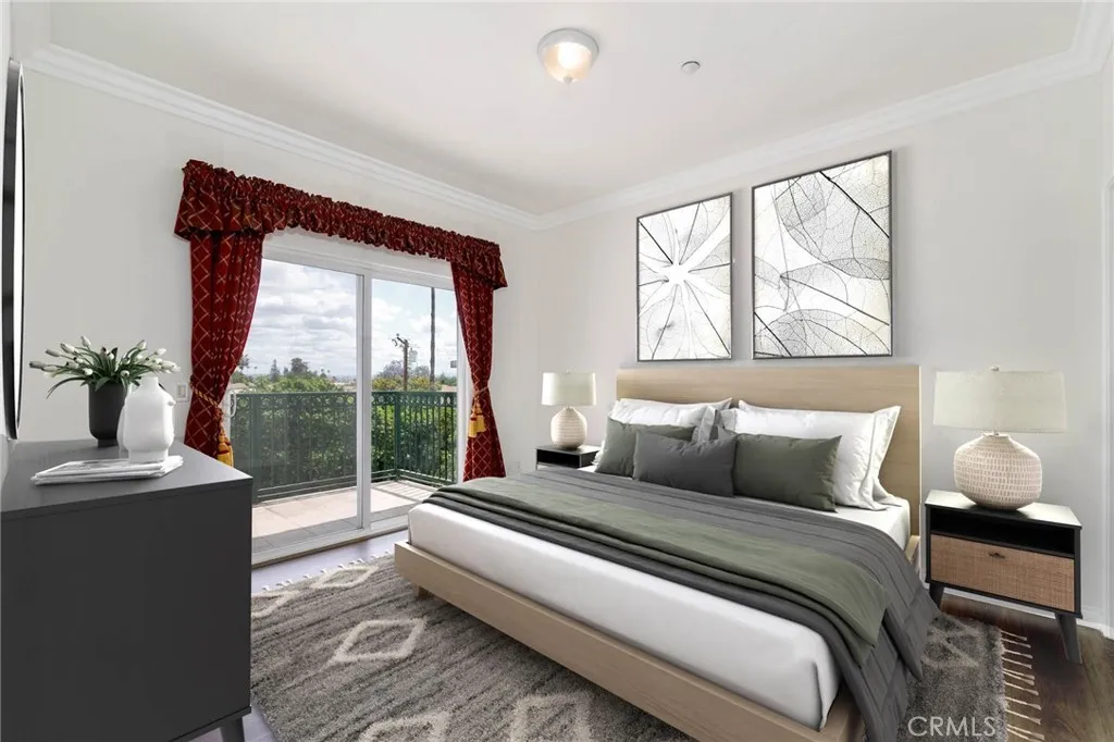 virtual staging primary bedroom
