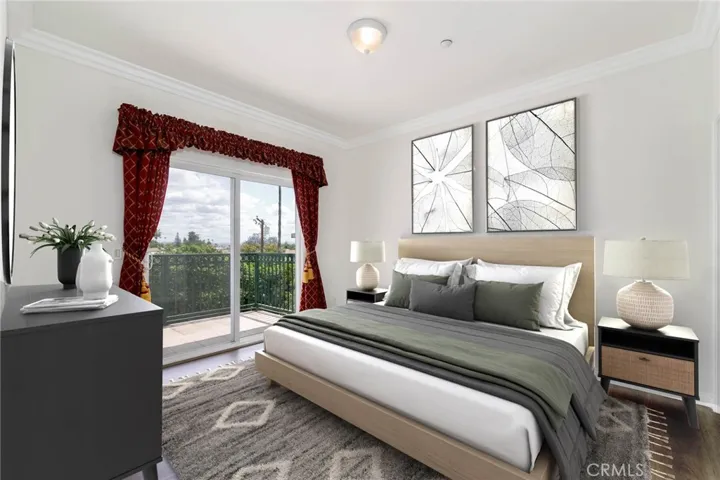 virtual staging primary bedroom