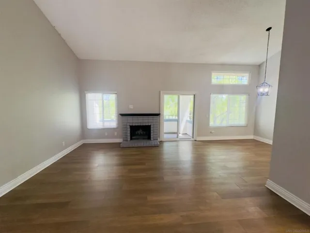 Vaulted Ceilings with Fireplace.