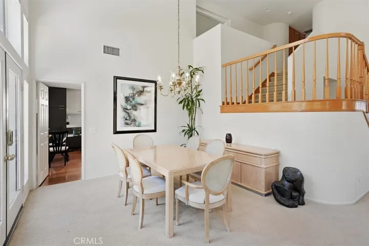 Two-story high ceilings
