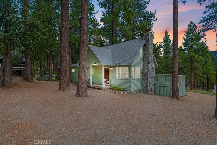 Twilight at 1100 Partridge Wrightwood Ca, 92397
