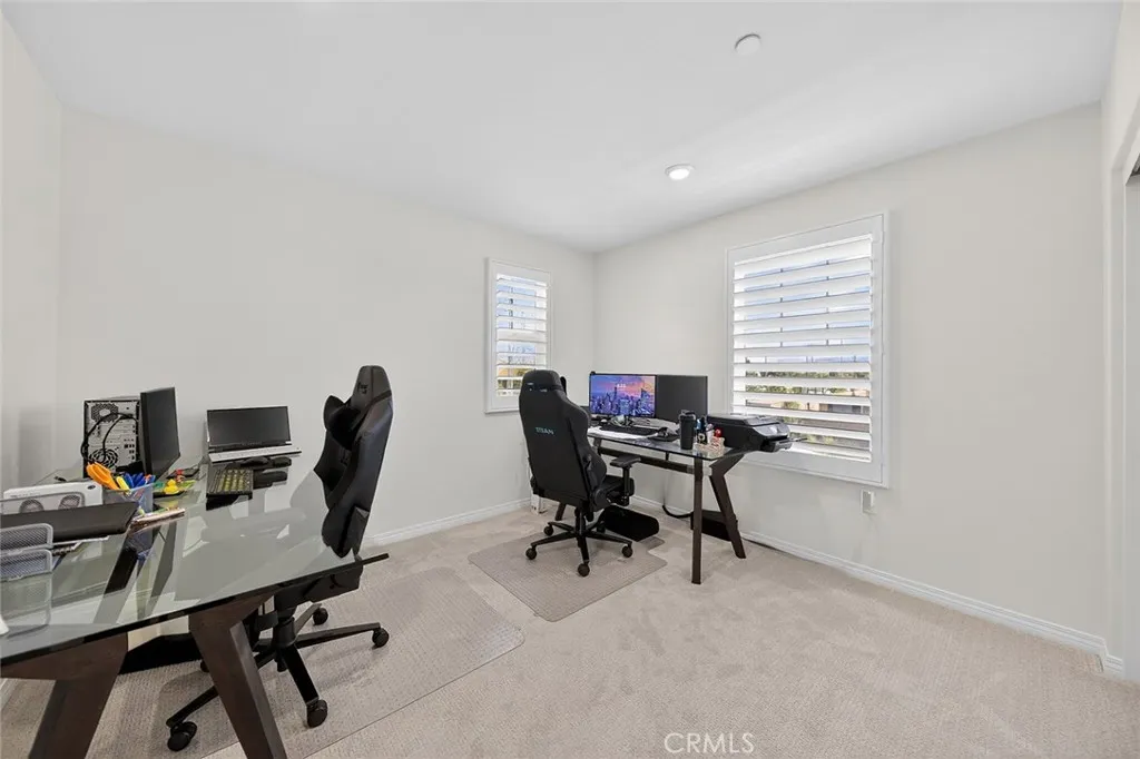 Bedroom currently used as an office