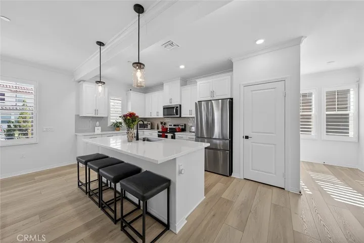 Large kitchen complete with pantry