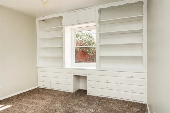 Bedroom #3 with original shelves